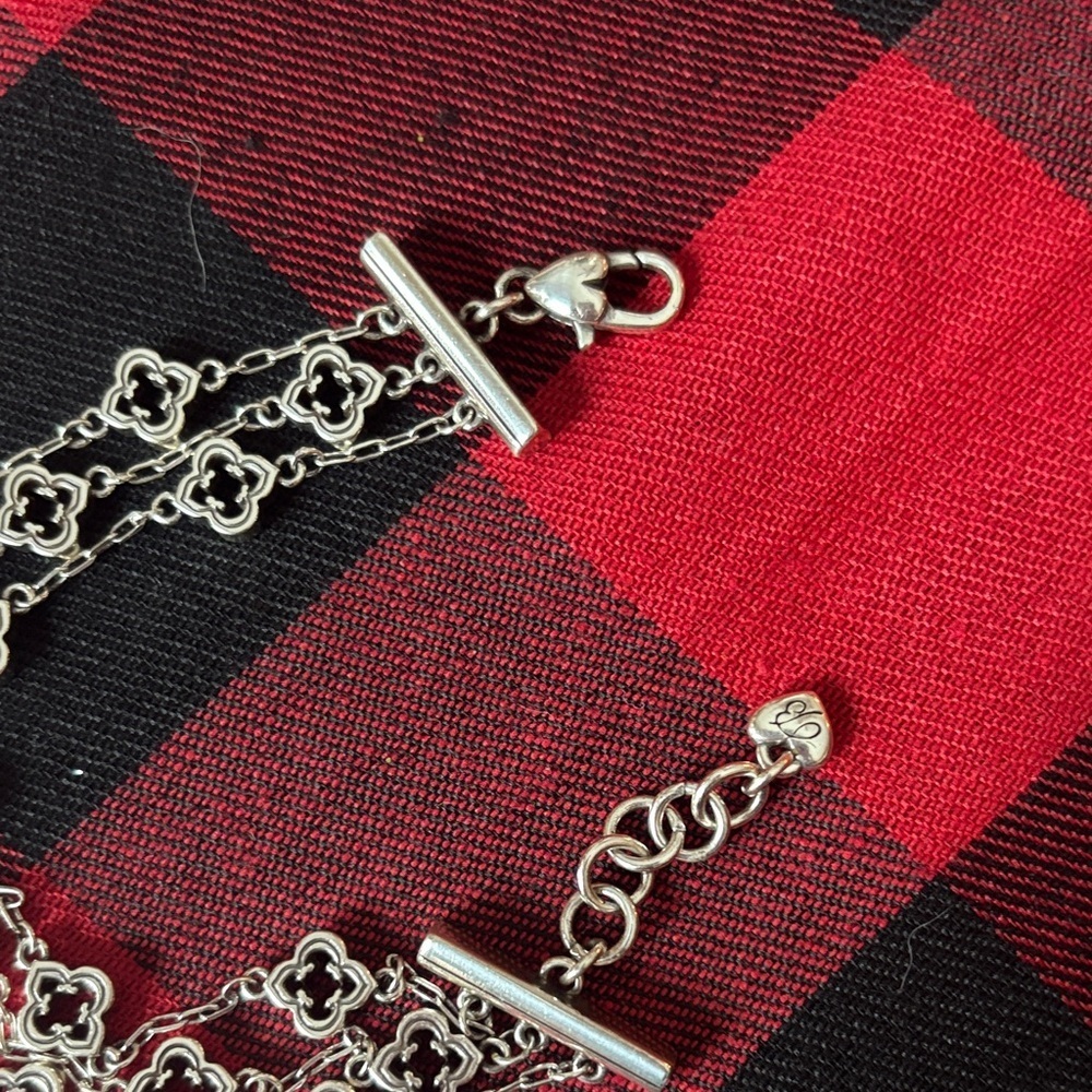 Brighton Silver 3 Strand Bracelet - Picture 2 of 3
